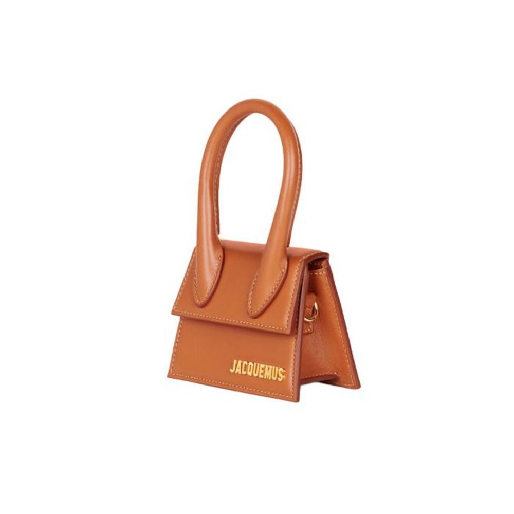 Jacquemus Le Chiquito Mini Leather Brown Calfskin Handbag - Picture 2 of 3